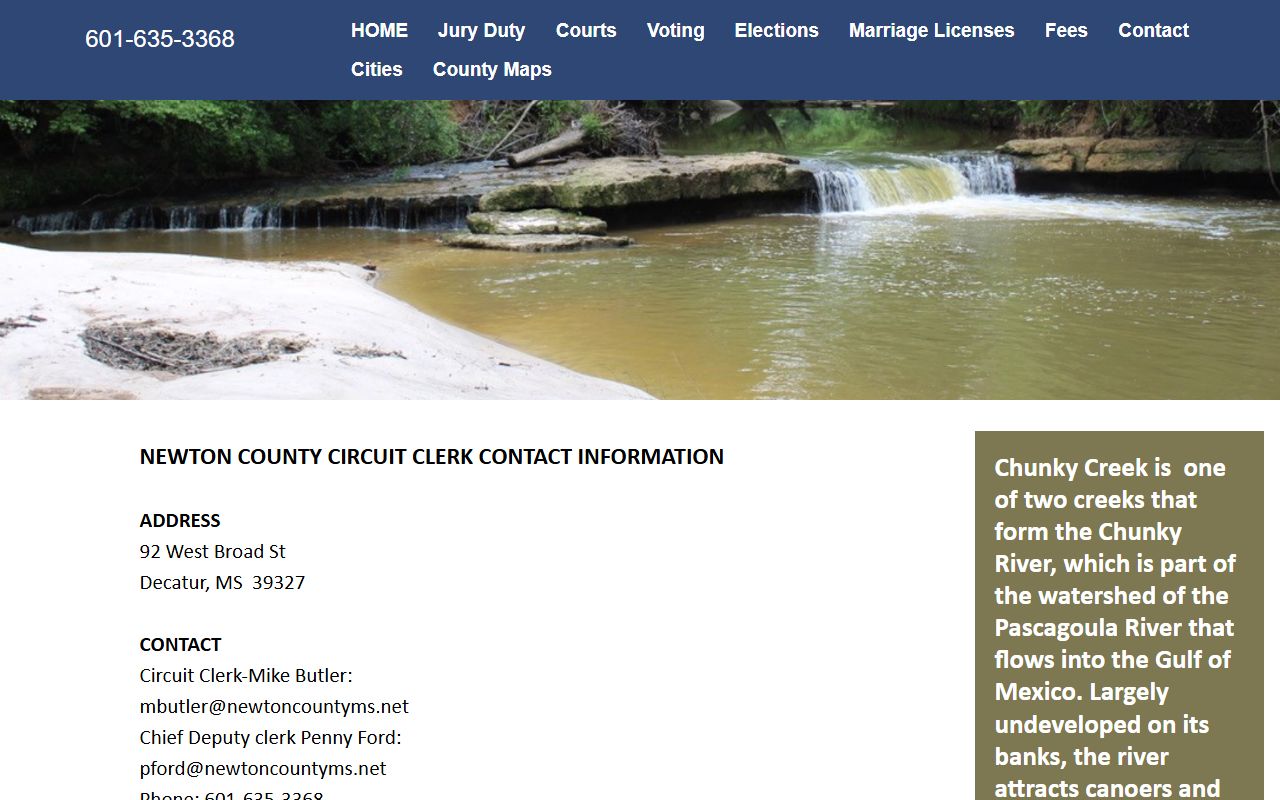 Newton County Circuit Clerk