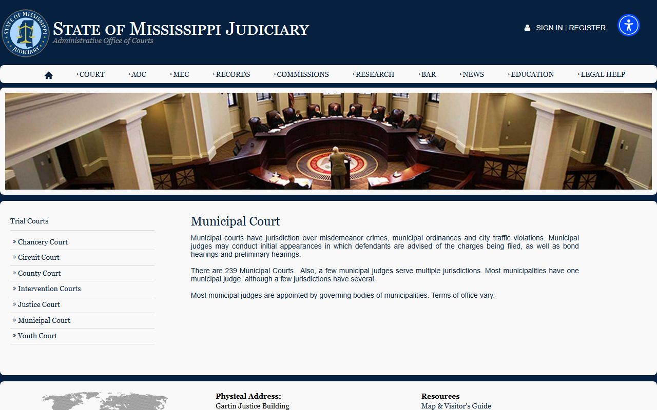 Newton County Circuit Court and municipal court system