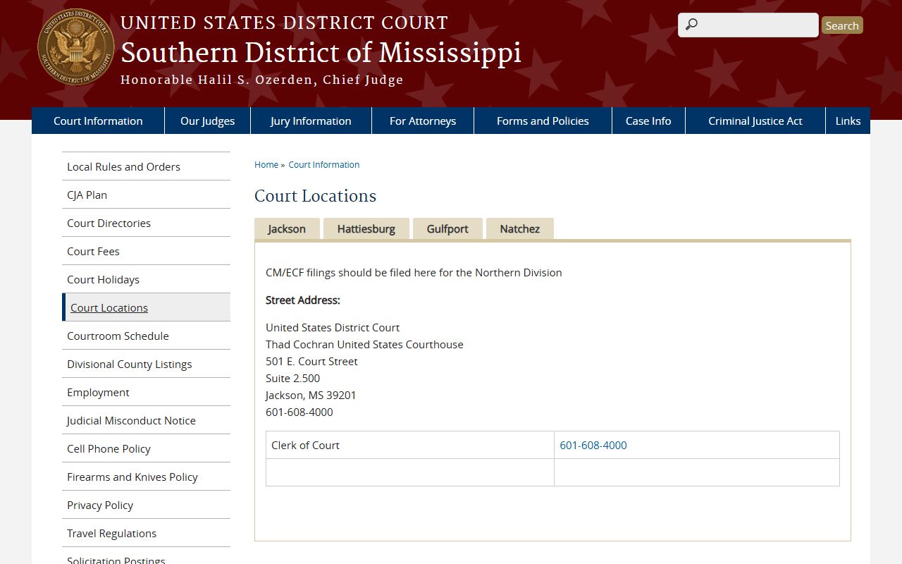 Newton County court records and Jackson federal courthouse