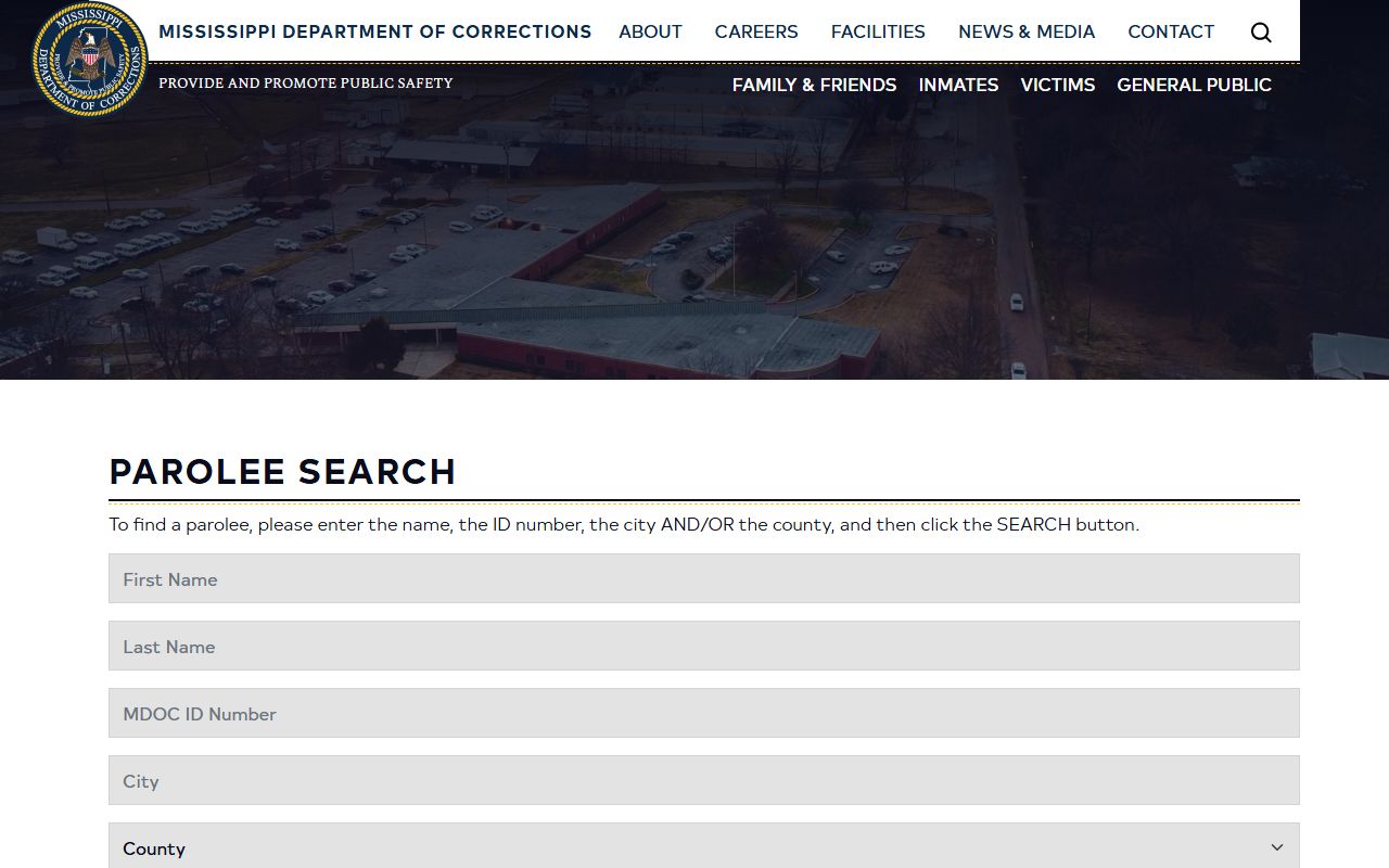 Newton County inmate records MDOC parolee search