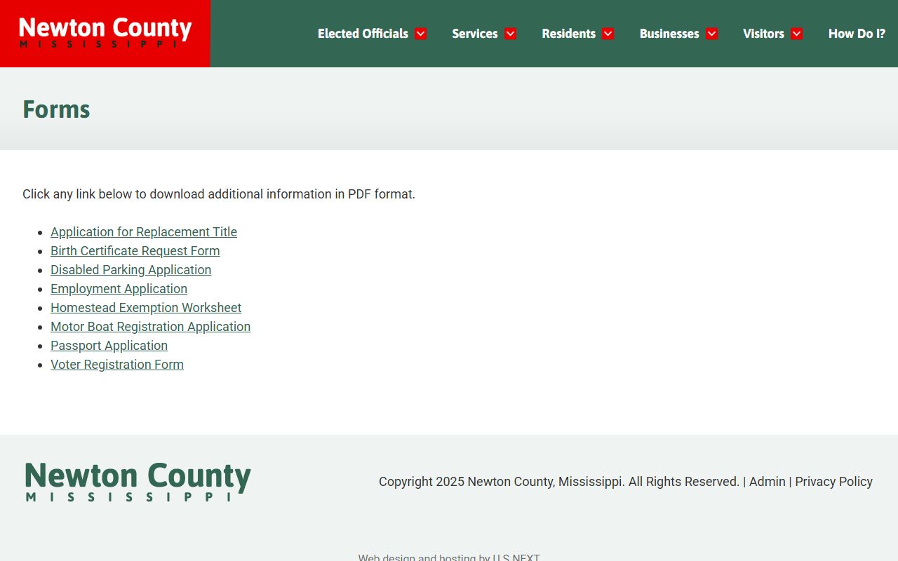 Newton County traffic court records